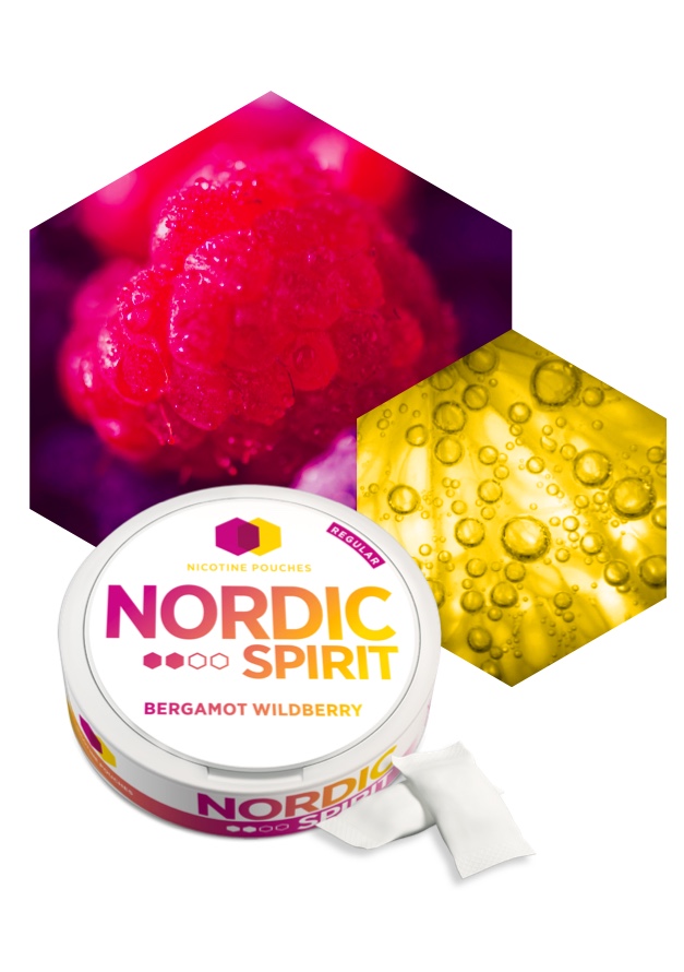 Nordic Spirit Bermamot Wildberry Nicotine Pouches​