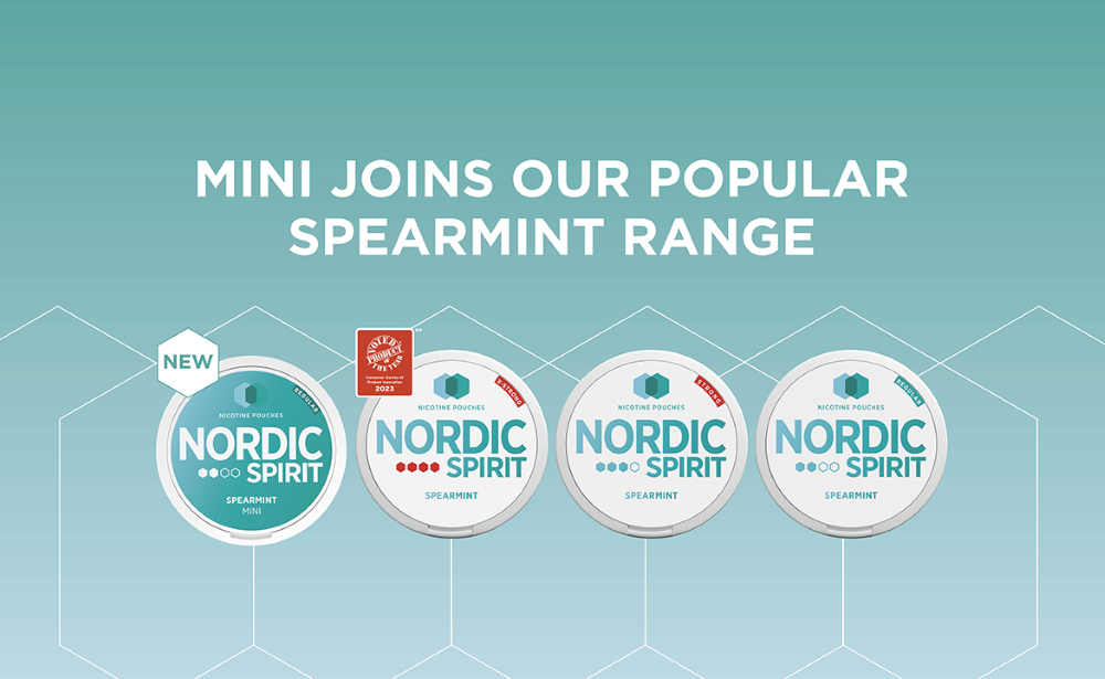 Introducing Spearmint Mini Nicotine Pouches