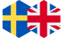 UK and Swedish flags